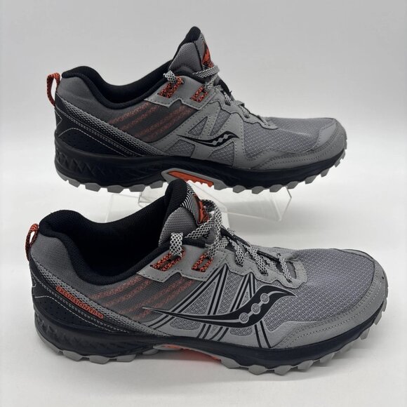 Saucony Excursion TR14 S20584-3 Running Shoe Men's Size 12 US Gray Black Orange - Picture 2 of 11